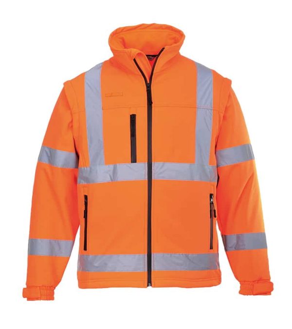 Hi-vis softshell jacket (3L) (S428) - Orange - Portwest