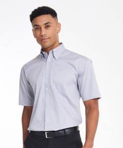 kustom kit Corporate Oxford shirt short sleeved - Image 4