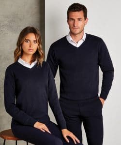 kustom kit Arundel v-neck sweater long sleeve