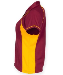 finden & hales Women's piped performance polo shirt - Image 5