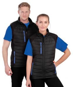 result Black compass padded softshell gilet - Image 3