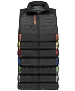result Black compass padded softshell gilet - Image 5