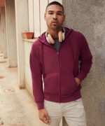 Fruit Of The Loom Lightweight hooded sweatshirt jacket