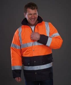 yoko Hi-vis two-tone motorway jacket (HVP302)