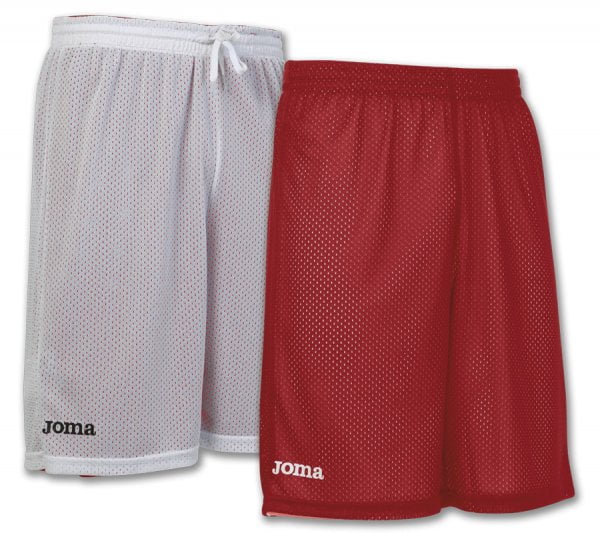 Joma SHORT BASKET REVERSIBLE ROOKIE RED-WHITE
