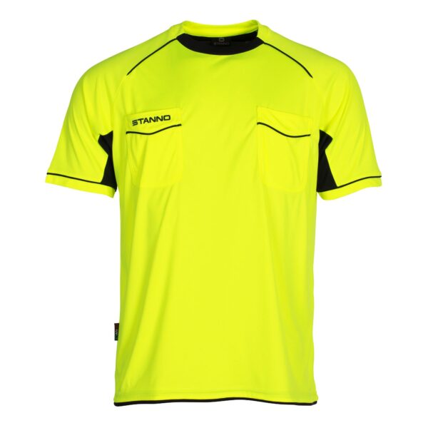 Stanno Bergamo Referee Shirt Short Sleeve Yellow XS