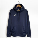Castore Brushed Back Performance Hoodie Peacoat