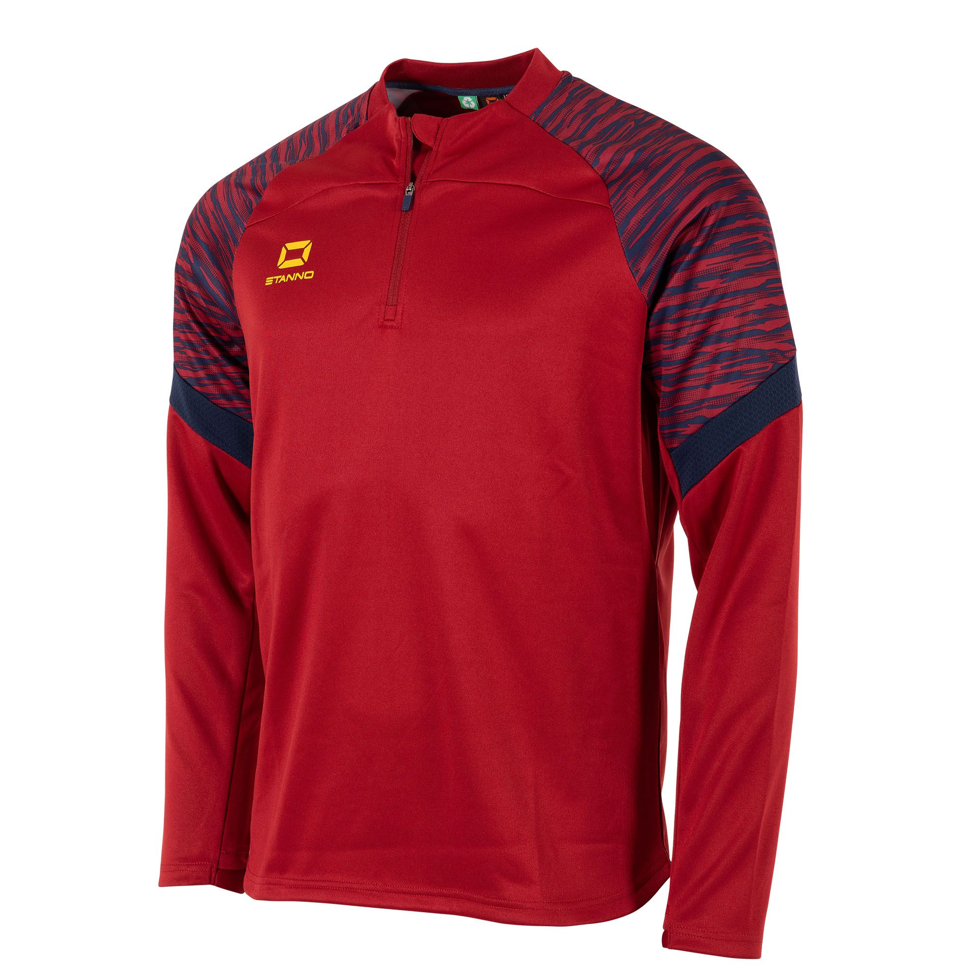 Stanno Stanno Bolt Quarter Zip Top Dark Red/Navy