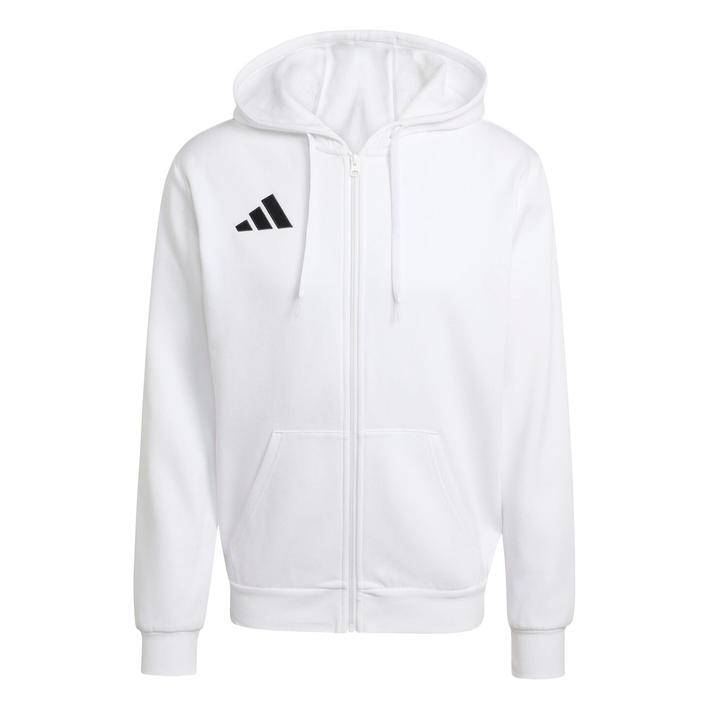 Adidas Adidas Entrada 26 Full Zip Hoodie White