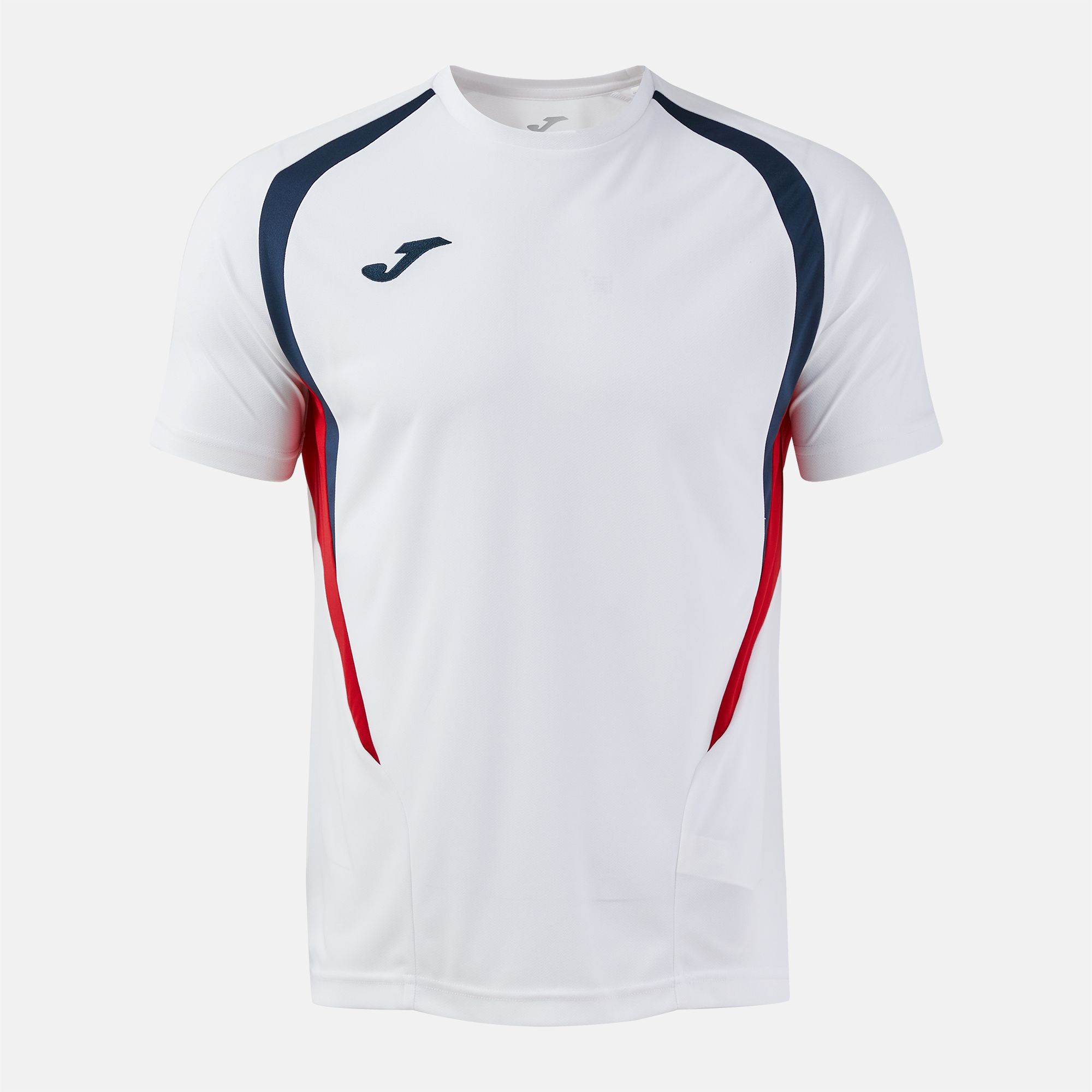 Joma Joma Championship 20 T-Shirt White/Navy/Red
