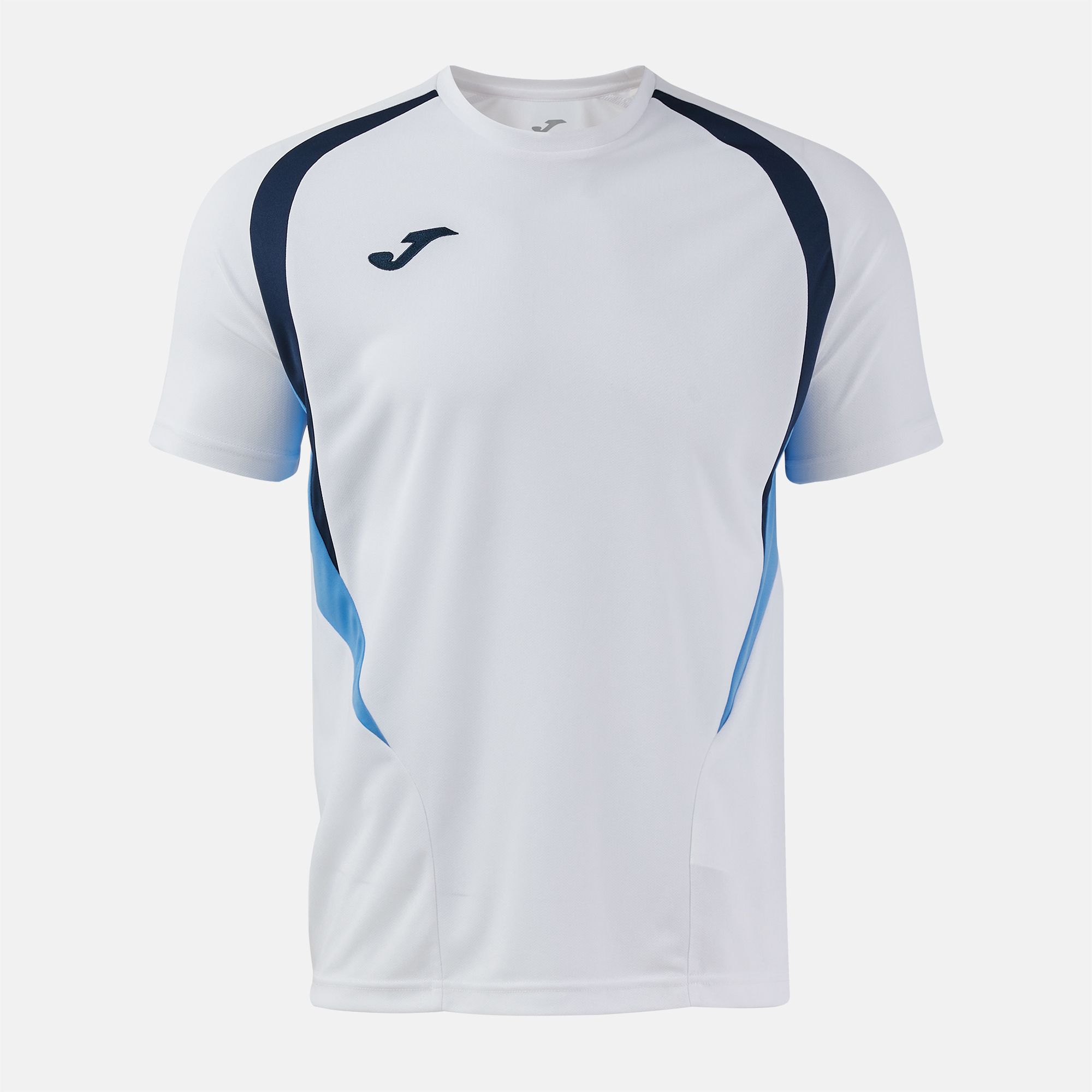 Joma Joma Championship 20 T-Shirt White/Navy/Turquoise