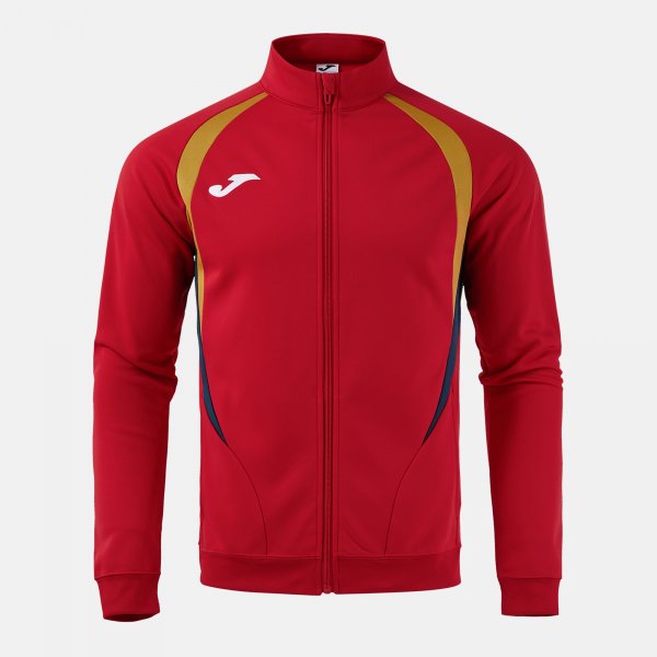 Joma Joma Championship 20 Full-Zip Sweatshirt Jacket Red/Gold/Navy