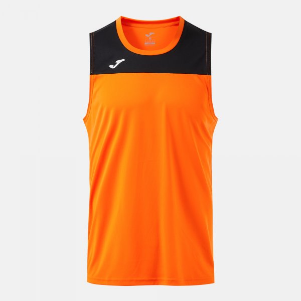 Joma Joma Phoenix II Sleeveless T-Shirt Orange/Black