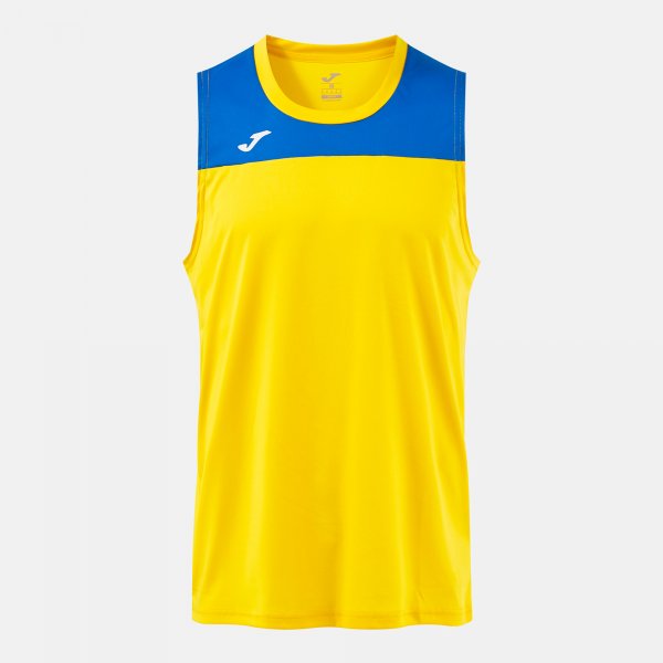 Joma Joma Phoenix II Sleeveless T-Shirt Yellow/Royal