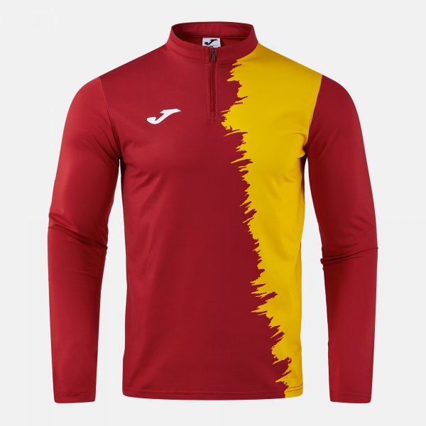Joma Joma Picasho City Quarter Zip Sweatshirt Red/Yellow
