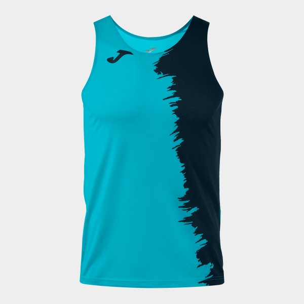 Joma Joma Picasho City Sleeveless T-Shirt Turquoise/Navy