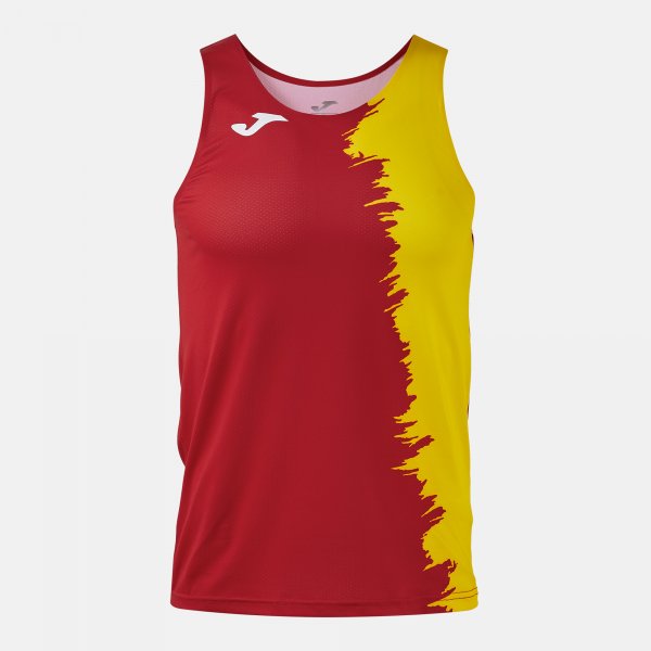Joma Joma Picasho City Sleeveless T-Shirt Red/Yellow