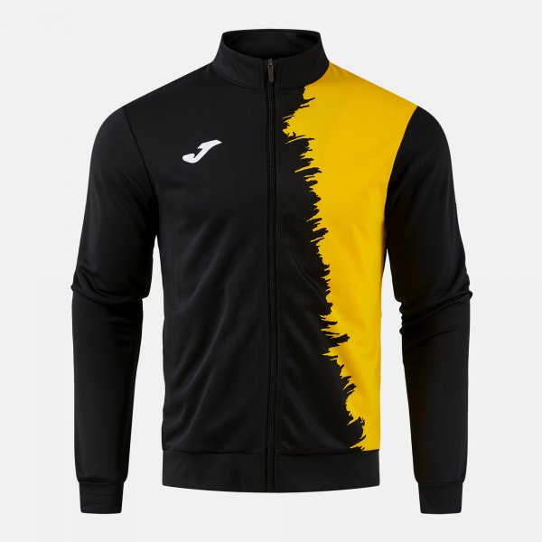 Joma Joma Picasho City Full Zip Sweatshirt Jacket Black/Yellow