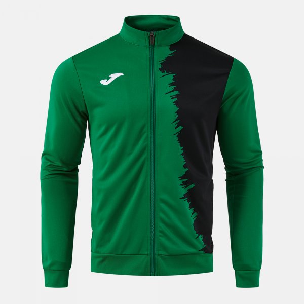 Joma Joma Picasho City Full Zip Sweatshirt Jacket Green/Black
