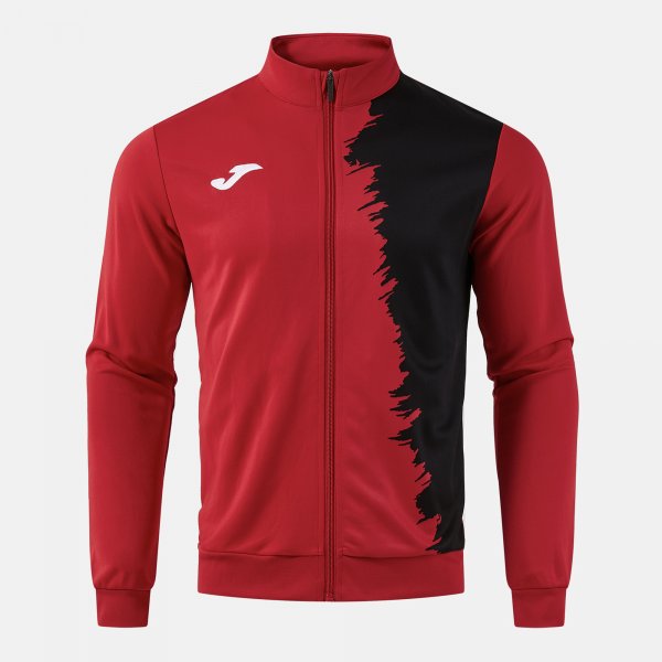 Joma Joma Picasho City Full Zip Sweatshirt Jacket Red/Black