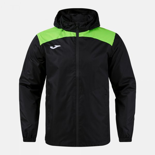 Joma Joma Trivor II Rain Jacket Black/Fluor Green