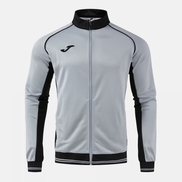 Joma Joma Vintage Eco Retro Full Zip Sweatshirt Jacket Light Melange/Black