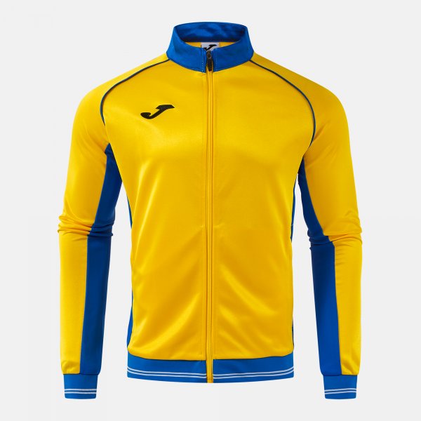Joma Joma Vintage Eco Retro Full Zip Sweatshirt Jacket Yellow/Royal