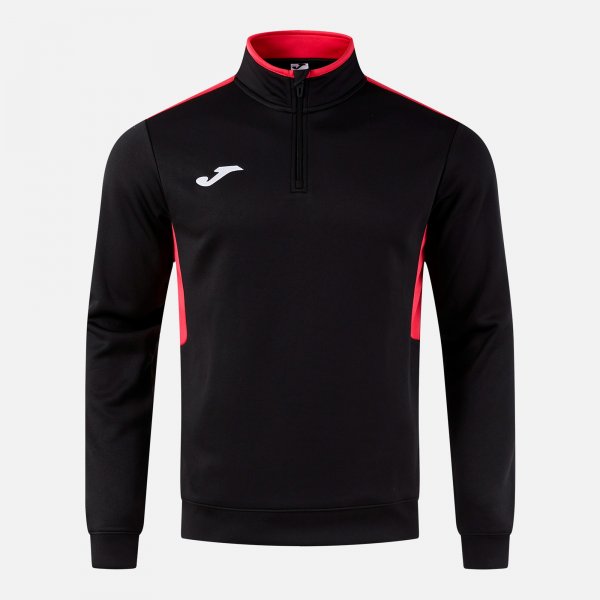 Joma Joma Winner IV Quarter Zip Sweatshirt Black/Fuchsia