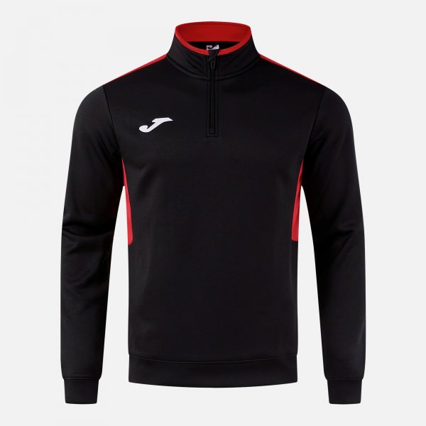 Joma Joma Winner IV Quarter Zip Sweatshirt Black/Red