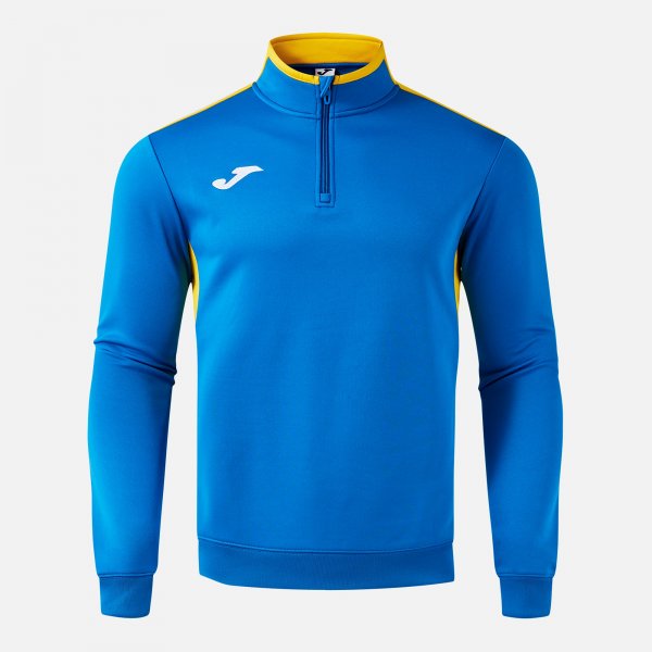Joma Joma Winner IV Quarter Zip Sweatshirt Royal/Yellow