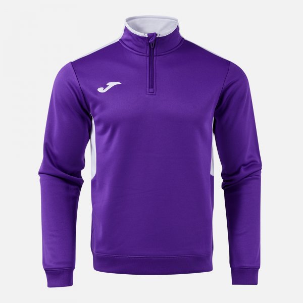 Joma Joma Winner IV Quarter Zip Sweatshirt Violet/White