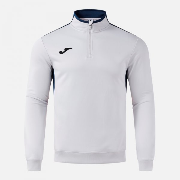Joma Joma Winner IV Quarter Zip Sweatshirt White/Navy