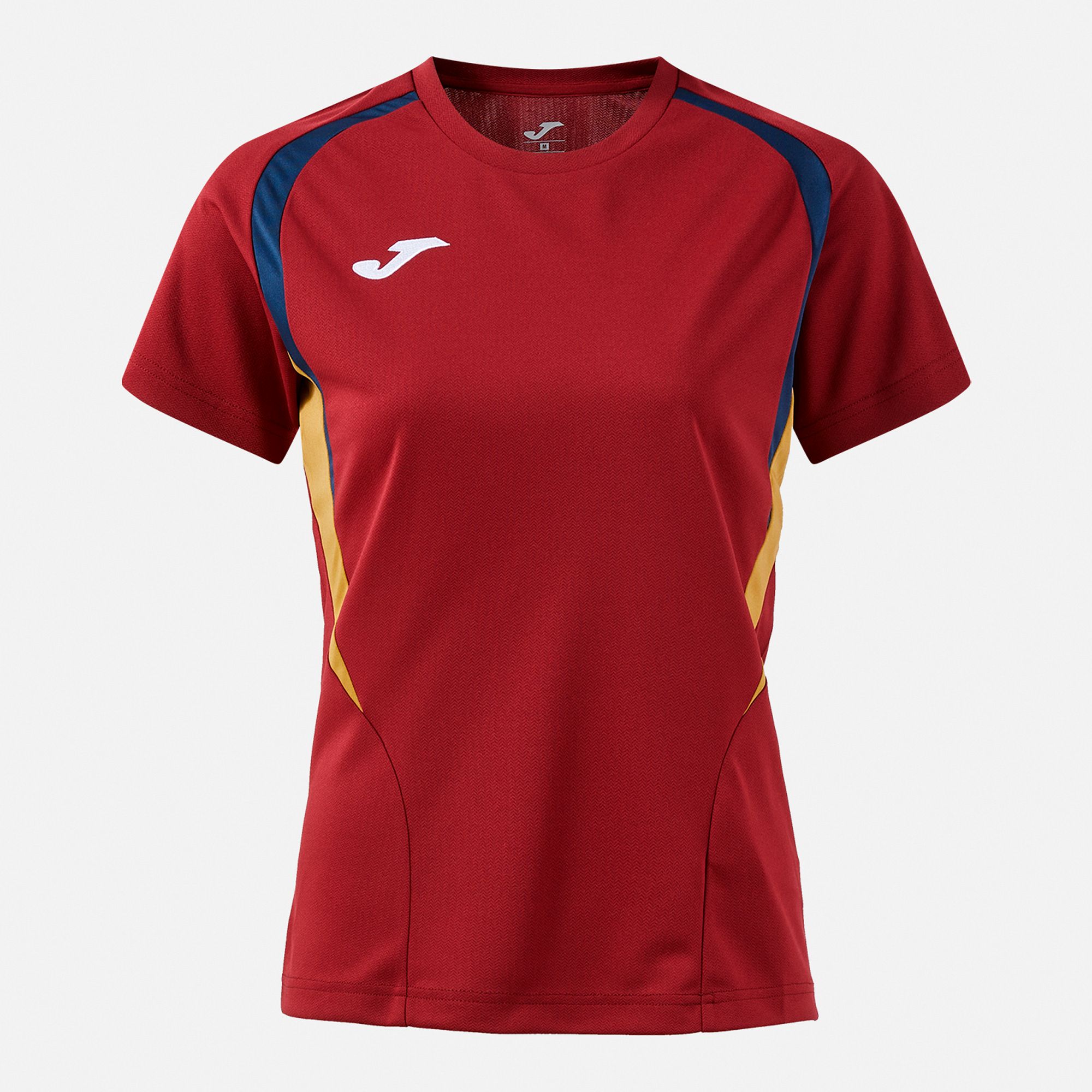Joma Joma Women's Championship 20 T-Shirt Burgundy/Navy/Gold