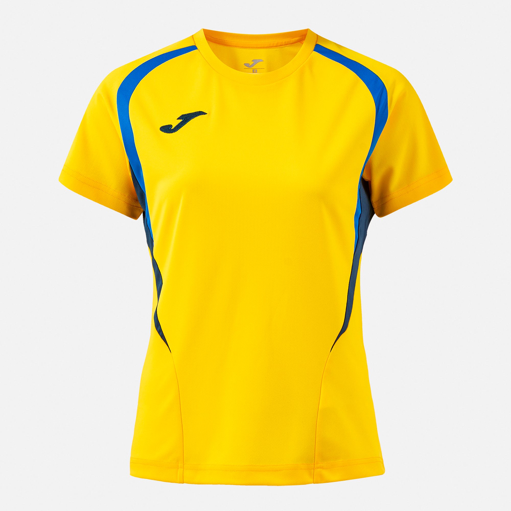 Joma Joma Women's Championship 20 T-Shirt Yellow/Royal/Navy