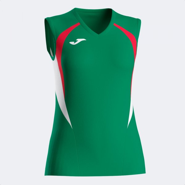 Joma Joma Women's Championship 20 Sleeveless T-Shirt Green/Red/White