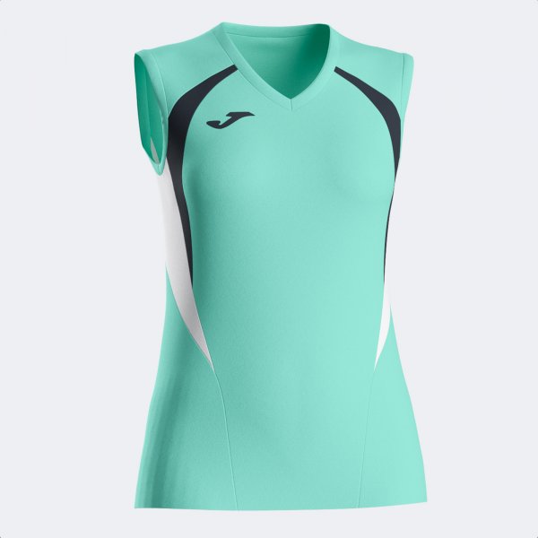 Joma Joma Women's Championship 20 Sleeveless T-Shirt Mint Green/Black/White