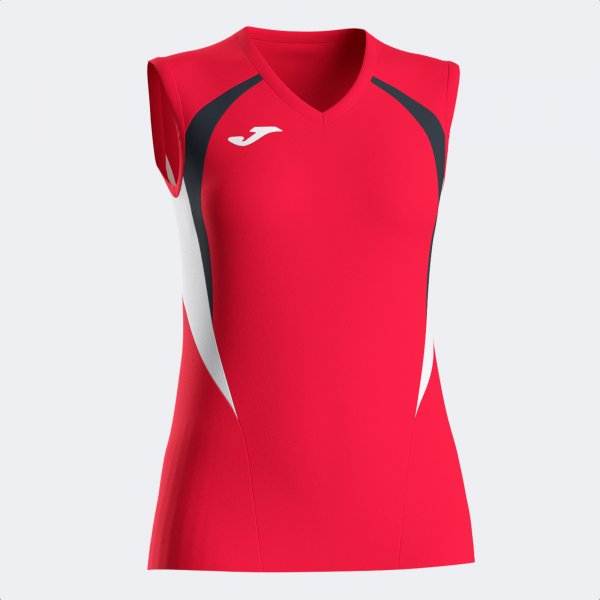 Joma Joma Women's Championship 20 Sleeveless T-Shirt Red/Black/White