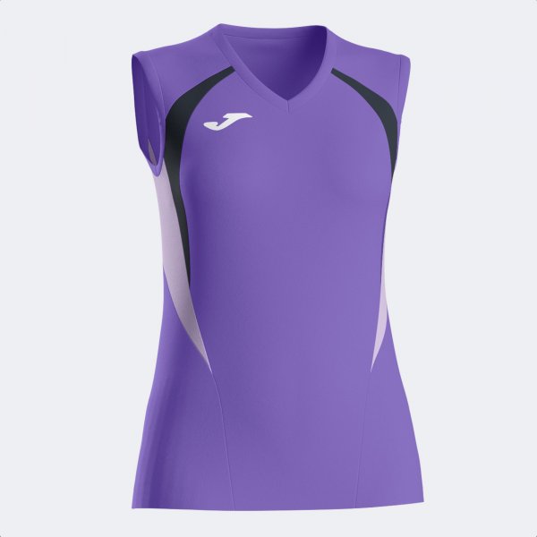 Joma Joma Women's Championship 20 Sleeveless T-Shirt Violet/Black/Purple