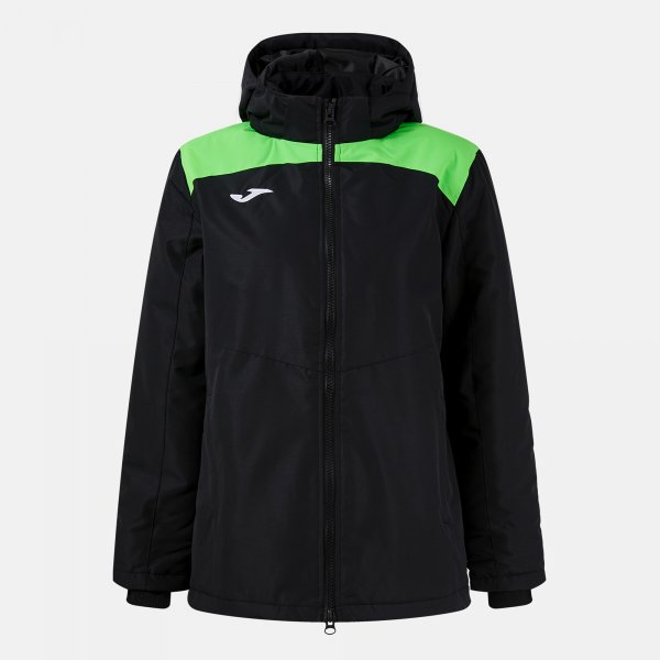 Joma Joma Women's Trivor II Anorak Black/Fluor Green