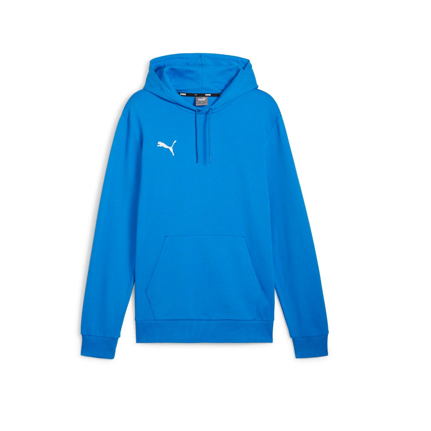 Puma Puma TeamGOAL Casuals Hoodie Electric Blue Lemonade