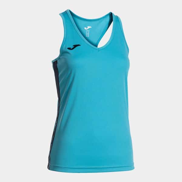 Joma Joma Women's Olimpiada Sleeveless T-Shirt Turquoise/Navy