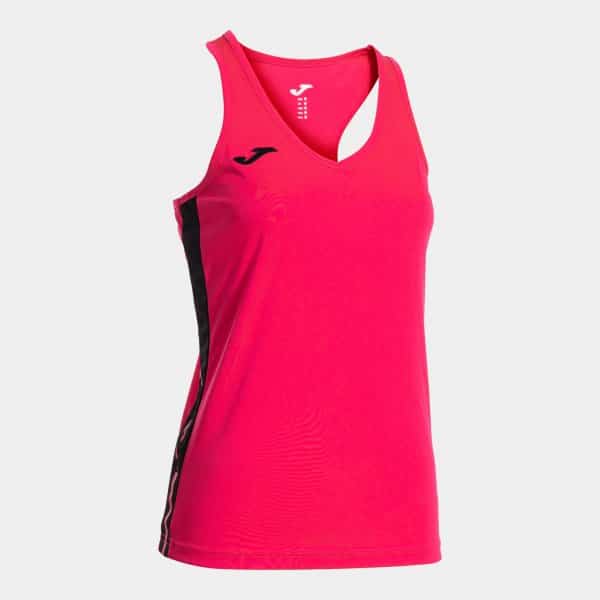 Joma Joma Women's Olimpiada Sleeveless T-Shirt Fuchsia/Black