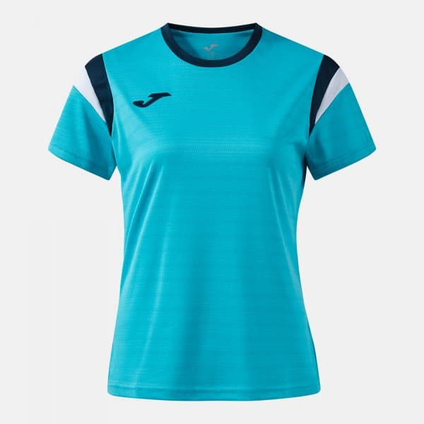 Joma Joma Women's Terra Danubio T-Shirt Turquoise/Navy/White
