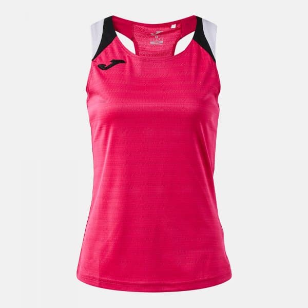 Joma Joma Women's Terra Danubio Sleeveless T-Shirt Pink/Black/White