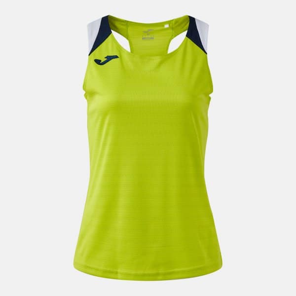 Joma Joma Women's Terra Danubio Sleeveless T-Shirt Lime/Navy/White