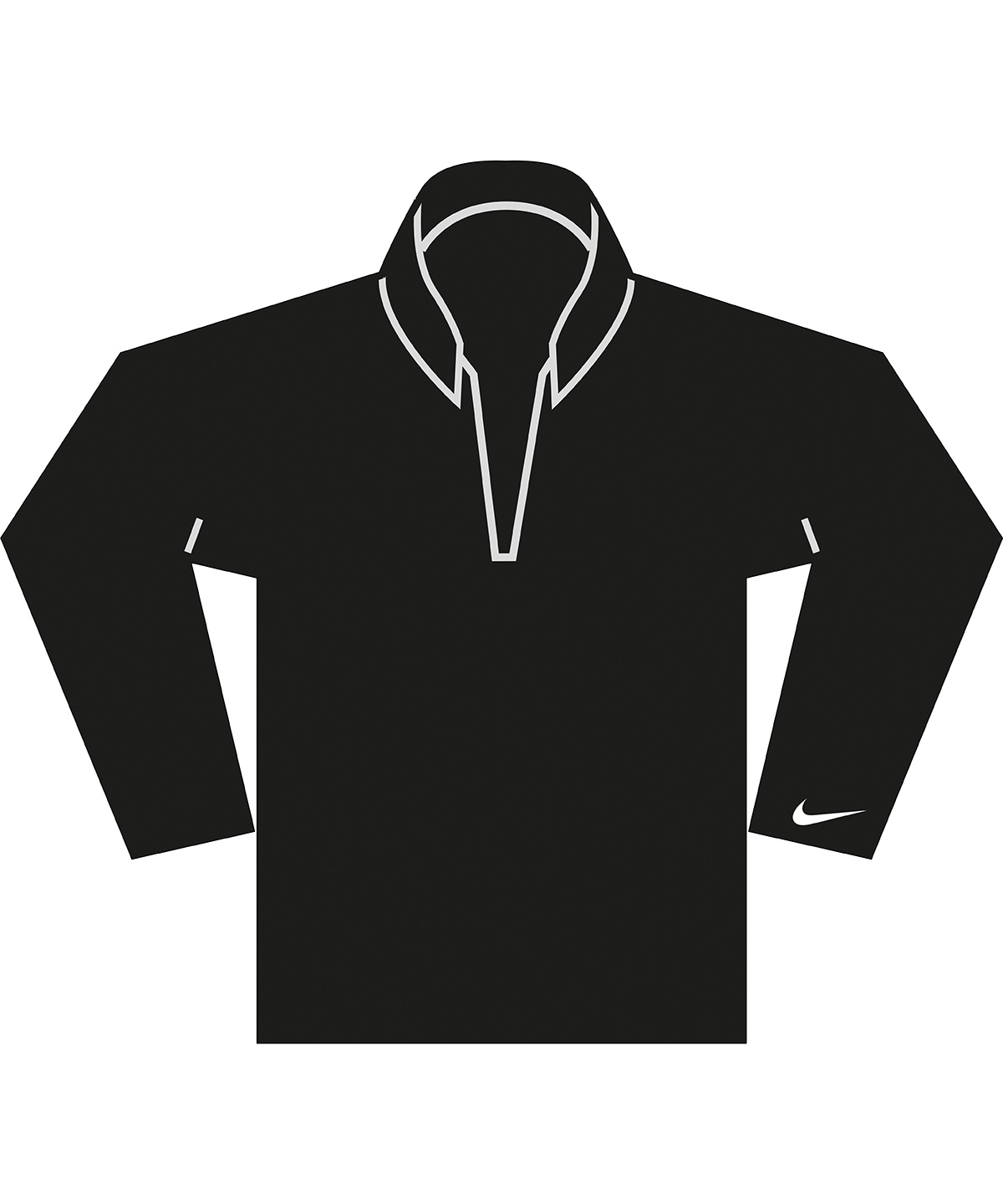 Nike Nike Velocity Quarter Zip Top Black