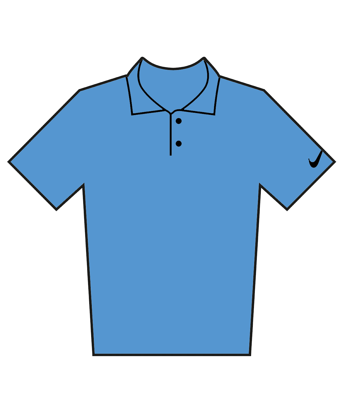 Nike Nike Velocity Solid Polo Shirt Blue
