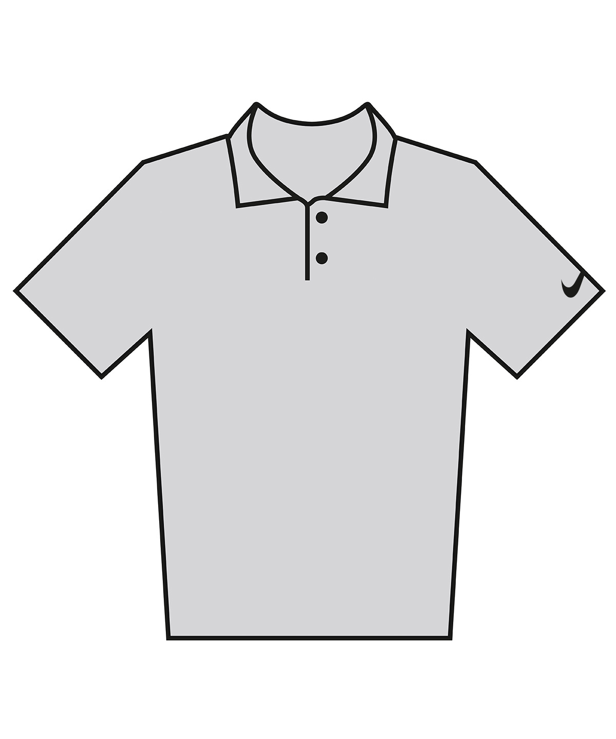 Nike Nike Velocity Solid Polo Shirt Grey